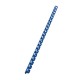 Inele din Plastic pentru Indosariere EVOffice, Dimensiune 10 mm, Capacitate 65 Coli, 100 Buc/Bax, Culoare Albastru, Spirale din Plastic de Legat