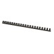 Inele din Plastic pentru Indosariere EVOffice, Dimensiune 14 mm, Capacitate 125 Coli, 100 Buc/Bax, Culoare Negru, Spirale din Plastic de Legat