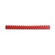 Inele din Plastic pentru Indosariere EVOffice, Dimensiune 14 mm, Capacitate 125 Coli, 100 Buc/Bax, Culoare Rosu, Spirale din Plastic de Legat