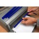 Set 100 Inele Indosariere Ecada, 16 mm, Plastic, Albastru, Inele de Plastic pentru Indosariere, Set Inele Indosariere, Inel Indosariere, Bagheta Indosariere cu Inele, Inele pentru Indosariere, Inele Plastic pentru Indosariere, Inele Plastic Indosariere