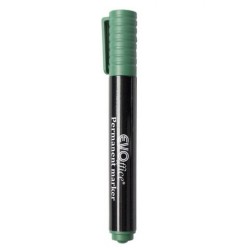 Marker Permanent EVOffice cu Varf Tesit, Culoarea Verde - Instrumente de Scris Marker Permanent EVOffice cu Varf Tesit, Culoarea Verde - Instrumente de Scris