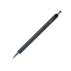 Pix cu Mecanism Retractabil si Accesorii Metalice, Culoare Albastru Pix cu Mecanism Retractabil si Accesorii Metalice, Culoare Albastru