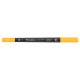 Pix Liner cu Doua Capete Daco Pensuliner, Varf Metalic 0.4 mm si Varf Tip Pensula, Galben, Pixuri Linere, Linere Daco, Pix cu Doua Capete, Pixuri Doua Capete, Liner Subtire, Liner 0.4 mm, Liner Galben, Pix Galben, Pixuri Galbene
