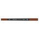 Pix Liner cu Doua Capete Daco Pensuliner, Varf Metalic 0.4 mm si Varf Tip Pensula, Maro, Pixuri Linere, Linere Daco, Pix cu Doua Capete, Pixuri Doua Capete, Liner Subtire, Liner 0.4 mm, Liner Maro, Pix Maro, Pixuri Maro