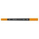 Pix Liner cu Doua Capete Daco Pensuliner, Varf Metalic 0.4 mm si Varf Tip Pensula, Portocaliu, Pixuri Linere, Linere Daco, Pix cu Doua Capete, Pixuri Doua Capete, Liner Subtire, Liner 0.4 mm, Liner Portocaliu, Pix Portocaliu, Pixuri Portocalii