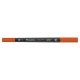 Pix Liner cu Doua Capete Daco Pensuliner, Varf Metalic 0.4 mm si Varf Tip Pensula, Rosu Inchis, Pixuri Linere, Linere Daco, Pix cu Doua Capete, Pixuri Doua Capete, Liner Subtire, Liner 0.4 mm, Liner Rosu, Pix Rosu, Pixuri Rosii