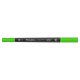 Pix Liner cu Doua Capete Daco Pensuliner, Varf Metalic 0.4 mm si Varf Tip Pensula, Verde Deschis, Pixuri Linere, Linere Daco, Pix cu Doua Capete, Pixuri Doua Capete, Liner Subtire, Liner 0.4 mm, Liner Verde, Pix Verde, Pixuri Verzi