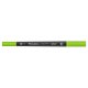 Pix Liner cu Doua Capete Daco Pensuliner, Varf Metalic 0.4 mm si Varf Tip Pensula, Verde Fluorescent, Pixuri Linere, Linere Daco, Pix cu Doua Capete, Pixuri Doua Capete, Liner Subtire, Liner 0.4 mm, Liner Verde, Pix Verde, Pixuri Verzi