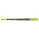 Pix Liner cu Doua Capete Daco Pensuliner, Varf Metalic 0.4 mm si Varf Tip Pensula, Verde Fluorescent, Pixuri Linere, Linere Daco, Pix cu Doua Capete, Pixuri Doua Capete, Liner Subtire, Liner 0.4 mm, Liner Verde, Pix Verde, Pixuri Verzi