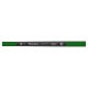 Pix Liner cu Doua Capete Daco Pensuliner, Varf Metalic 0.4 mm si Varf Tip Pensula, Verde Inchis, Pixuri Linere, Linere Daco, Pix cu Doua Capete, Pixuri Doua Capete, Liner Subtire, Liner 0.4 mm, Liner Verde, Pix Verde, Pixuri Verzi