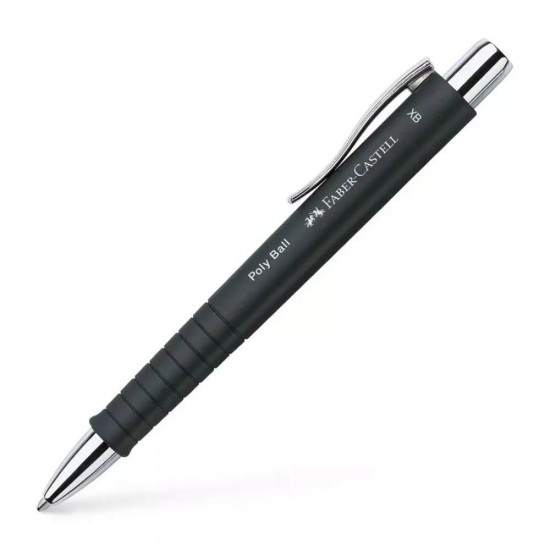 Pix cu Mecanism Faber-Castell Poly Ball XB 2020, Negru, Pixuri cu Mecanism, Pix Faber-Castell, Pixuri Faber-Castell, Pixuri Scriere, Pix Scriere, Pix Elevi, Pix Studenti, Pixuri Elevi, Pixuri Studenti, Pix Albastru, Pixuri Albastre, Pix Cerneala Albastra