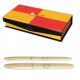 Set de Pix si Stilou cu Convertor PICASSO cu Penita din Iridiu, Placat cu Aur de 22k, Pix cu Mina Tip Parker, Ornamente Aurii, Culoare Corp Crem, Stilou Placat cu Aur, Stilou cu Pix, Stilou PICASSO, Pix PICASSO, Pix cu Mina Parker