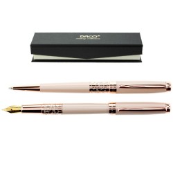 Set de Pix si Stilou DACO cu Penita Iridium Tip F, Pix cu Mina Parker 1 mm, Culoare Corp Roz, Stilou cu Pix, Stilou DACO, Pix DACO, Pix cu Mina Parker Set de Pix si Stilou DACO cu Penita Iridium Tip F, Pix cu Mina Parker 1 mm, Culoare Corp Roz, Stilou cu Pix, Stilou DACO, Pix DACO, Pix cu Mina Parker
