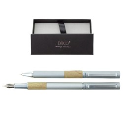Set de Pix si Stilou DACO cu Penita Iridium Tip F, Pix cu Mina Parker 1 mm, Culoare Corp Argintiu, Stilou cu Pix, Stilou DACO, Pix DACO, Pix cu Mina Parker Set de Pix si Stilou DACO cu Penita Iridium Tip F, Pix cu Mina Parker 1 mm, Culoare Corp Argintiu, Stilou cu Pix, Stilou DACO, Pix DACO, Pix cu Mina Parker