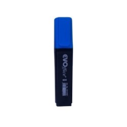 Textmarker EVOffice, Albastru Fluorescent cu Varf Tesit - Evidentiator Notite Textmarker EVOffice, Albastru Fluorescent cu Varf Tesit - Evidentiator Notite