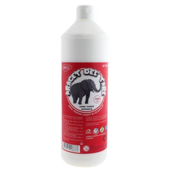 Aracet Del' Tare DACO, 1 L, Aracet cu Lipire Puternica, Araceturi, Aracet pentru Lipit Hartia, Aracet pentru Scoala, Aracet pentru Lucru Manual, Aracet Scolar, Lipici Aracet, Lipiciuri Aracet