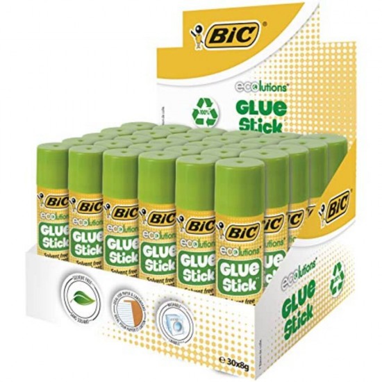 Set 30 Lipiciuri BIC Eco, 8g, Lipici BIC, Lipiciuri BIC, Lipici Eco, Lipiciuri Eco, Lipici Eco BIC, BIC Eco Lipici, Lipici Solid, Lipici Alb, Lipici Natural, Lipici Hartie, Lipici Universal, Lipici pentru Craft