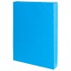 Set 9 Mape A4 cu Burduf 4 cm si Elastic pe Colturi, Carton 450 g/m², Albastra, Mapa OFFICE Products, Mapa pentru Documente, Mapa pentru Organizat, Mapa pentru Depozitat 
