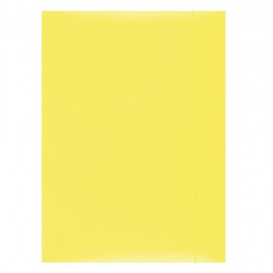 Set 50 Mape cu Elastic A4, din Carton Plastifiat 300 g/m², Galbena, Mapa OFFICE Products, Mapa pentru Documente, Mapa pentru Organizat, Mapa pentru Depozitat