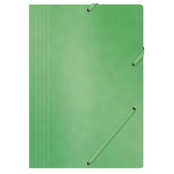 Set 10 Mape din Carton A4 cu Burduf si Elastic pe Colturi, Verde, Mapa OFFICE Products, Mapa pentru Documente, Mapa pentru Organizat, Mapa pentru Depozitat