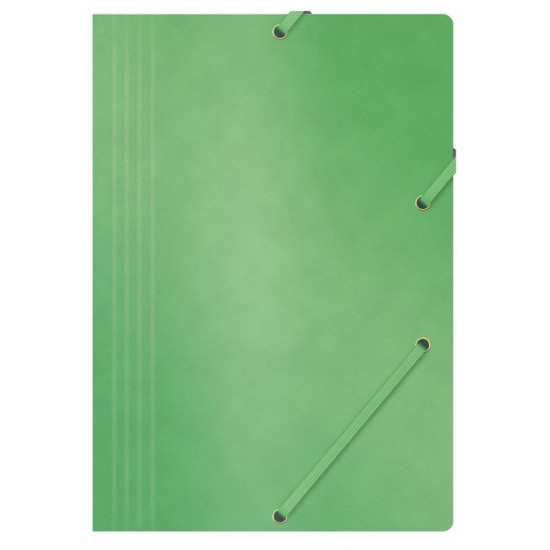 Set 10 Mape din Carton A4 cu Burduf si Elastic pe Colturi, Verde, Mapa OFFICE Products, Mapa pentru Documente, Mapa pentru Organizat, Mapa pentru Depozitat