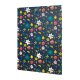 Mapa din Carton Milan Model Floral 33.5x25.5 cm, Multicolor, Prindere cu Elastic, Mape din Carton, Mape pentru Acte, Dosar Documente, Mapa cu Elastic, Mape Arhivare Documente, Mapa Carton cu Elastic, Dosar Mapa Carton