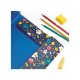 Mapa din Carton Milan Model Floral 33.5x25.5 cm, Multicolor, Prindere cu Elastic, Mape din Carton, Mape pentru Acte, Dosar Documente, Mapa cu Elastic, Mape Arhivare Documente, Mapa Carton cu Elastic, Dosar Mapa Carton