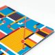 Mapa din Carton Milan Model Underground 33.5x25.5 cm, Multicolor, Prindere cu Elastic, Mape din Carton, Mape pentru Acte, Dosar Documente, Mapa cu Elastic, Mape Arhivare Documente, Mapa Carton cu Elastic, Dosar Mapa Carton
