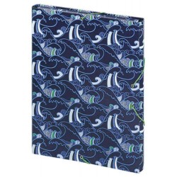 Mapa Carton MILAN, Model Waves, 36x25x3 cm, Prindere cu Elastic, Albastru/Verde, Mape din Carton, Mape pentru Acte, Dosar Documente, Mapa cu Elastic, Mapa Scolari, Mape Arhivare Documente, Mapa Carton cu Elastic, Dosar Mapa Carton