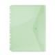 Set 4 Mape din Plastic DONAU A4 cu Capsa, 310x238 mm, Perforatii pentru Indosariere, Culoare Verde, Mapa pentru Documente, Mapa pentru Organizat, Mapa pentru Depozitat