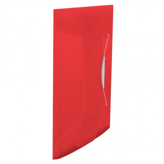 Mapa Esselte Vivida, A4, Plastic, cu Elastic, Rosu, Mapa din Plastic cu Elastic, Mapa A4 cu Elastic, Mapa Plastic cu Elastic, Mapa Plastic A4, Mape de Plastic cu Elastice, Mape din Plastic cu Elastice, Mapa Rosie Translucida