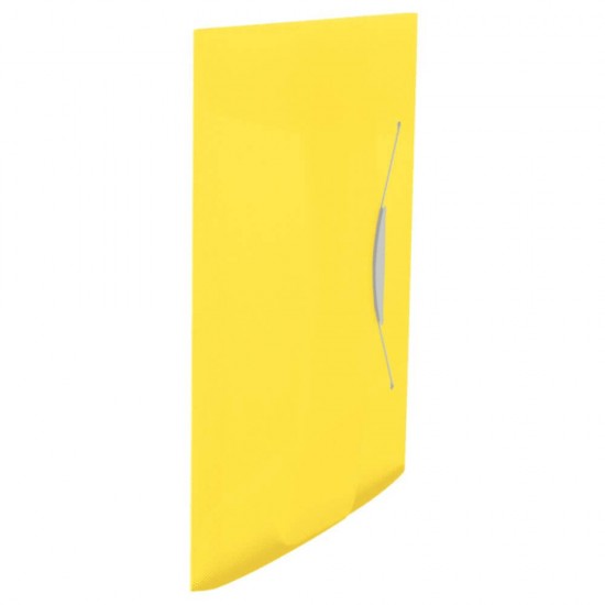 Mapa Esselte Vivida, A4, Plastic, cu Elastic, Galben, Mapa din Plastic cu Elastic, Mapa A4 cu Elastic, Mapa Plastic cu Elastic, Mapa Plastic A4, Mape de Plastic cu Elastice, Mape din Plastic cu Elastice, Mapa Galbena Translucida