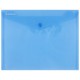 Set 10 Mape din Plastic C5 DONAU cu Capsa si Clapeta in V, 240x185 mm, Polipropilena 180 Mic, Culoare Albastra, Mapa pentru Documente, Mapa pentru Organizat, Mapa pentru Depozitat