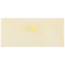 Set 10 Mape din Plastic DL DONAU cu Capsa si Clapeta in V, 225x126 mm, Polipropilena 180 Mic, Culoare Galbena, Mapa pentru Documente, Mapa pentru Organizat, Mapa pentru Depozitat