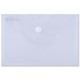 Set 10 Mape din Plastic A6 DONAU cu Capsa si Clapeta in V, 150x115 mm, Polipropilena 180 Mic, Model Transparent, Mapa pentru Documente, Mapa pentru Organizat, Mapa pentru Depozitat