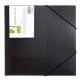 Mapa din Plastic Q-CONNECT cu Elastic pe Colturi, 247x319 mm, Culoare Neagra, Mapa pentru Documente, Mape Plastic A4, Mapa Protectie Documente, Mape Documente, Mape pentru Scoala