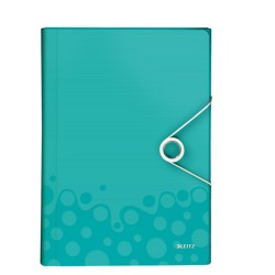 Mapa din Plastic A4 Leitz Wow, Turcoaz Metalizat, 6 Compartimente, Mapa Proiecte, Mapa Prezentare A4, Mapa Leitz, Mapa Proiecte  Leitz, Mapa Compartimente Leitz, Mapa Proiecte Compartimente Leitz