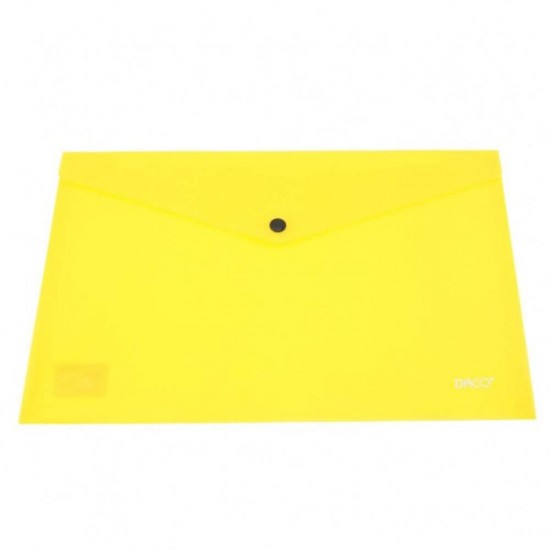 Mapa Plic Plastic A4 DACO, Inchidere cu Capsa, 200 MIC, Galbena, Mape din Plastic A4, Dosar Documente, Dosar cu Capsa, Mapa cu Capsa, Mapa Scolara, Mapa Arhivare Documente, Dosar Mapa Plastic, Mape Plic, Dosar Plic cu Capsa
