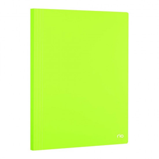 Mapa Prezentare Verde Neon A4 Deli, 20 Folii, Coperta Flexibila din Plastic, Mapa, Mapa de Prezentare, Mapa de Prezentare Deli, Mapa de Prezentare A4, Mapa de Prezentare cu 20 Folii, Mapa de Prezentare Verde Neon