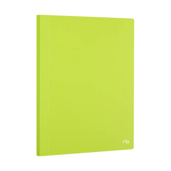 Mapa Prezentare Verde Neon A4 Deli, 60 Folii, Coperta Flexibila din Plastic, Mapa, Mapa de Prezentare, Mapa de Prezentare Deli, Mapa de Prezentare A4, Mapa de Prezentare cu 60 Folii, Mapa de Prezentare Verde Neon