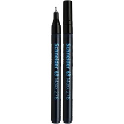 Marker cu Vopsea SCHNEIDER MAXX 278, Varf Subtire, Scriere 0.8 mm, Culoare Neagra, Marker Colorat, Marker pentru Birou Marker cu Vopsea SCHNEIDER MAXX 278, Varf Subtire, Scriere 0.8 mm, Culoare Neagra, Marker Colorat, Marker pentru Birou