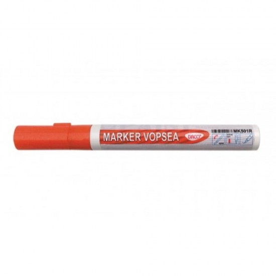 Marker DACO Vopsea Portocalie, Varf 1-2 mm, Marker, Marker Portocaliu, Markere Portocalii, Marker cu Vopsea Portocalie, Marker Portocaliu pe Baza de Alcool, Set Markere Portocalii, Marker pentru Scoala, Accesorii Scoala