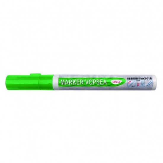 Marker DACO Vopsea Verde, Varf 1-2 mm, Marker, Marker Verde, Markere Verzi, Marker cu Vopsea Verde, Marker Verde pe Baza de Alcool, Set Markere Verzi, Marker Verde pentru Scoala, Marker pentru Scoala, Marker Scoala, Accesorii Scoala
