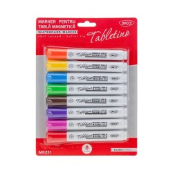 Set 8 Markere Tabla Magnetica DACO, 8 Culori Diferite, Marker, Markere Colorate, Markere cu Cerneala Colorata, Set Markere Colorate, Markere Nepermanente Tabla, Markere Colorate Tabla Magnetica, Markere Whiteboard Set 8 Markere Tabla Magnetica DACO, 8 Culori Diferite, Marker, Markere Colorate, Markere cu Cerneala Colorata, Set Markere Colorate, Markere Nepermanente Tabla, Markere Colorate Tabla Magnetica, Markere Whiteboard