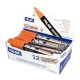 Set 12 Markere Sticla Milan Fluoglass, Varf de 2-4 mm, Portocalii, Marker Portocaliu, Markere, Markere Portocalii, Markere pentru Sticla, Marker Milan, Marker pentru Scoala, Markere Scoala