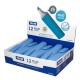 Set 12 Markere Evidentiatoare Pastel Milan, Varf de 2-5 mm, Albastre, Marker Evidentiator, Markere, Marker Albastru, Markere Albastre, Marker cu Vopsea Albastra, Marker pentru Scoala, Markere Scoala, Textmarker, Marker Highlighter
