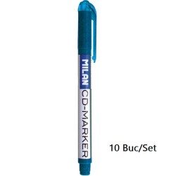 Set 10 Markere CD MILAN, Albastre, Marker CD, Marker DVD, Marker Permanent CD, Markere, Marker Albastru, Markere Albastre, Marker cu Vopsea Albastra, Marker pentru Scoala, Markere Scoala Set 10 Markere CD MILAN, Albastre, Marker CD, Marker DVD, Marker Permanent CD, Markere, Marker Albastru, Markere Albastre, Marker cu Vopsea Albastra, Marker pentru Scoala, Markere Scoala
