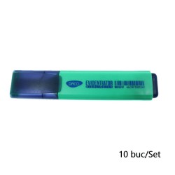 Set 10 Markere Evidentiatoare DACO, Varf de 2-5 mm, Verzi, Marker Evidentiator, Markere, Marker Verde, Markere Verzi, Marker cu Vopsea Verde, Marker pentru Scoala, Markere Scoala, Textmarker, Marker Highlighter Set 10 Markere Evidentiatoare DACO, Varf de 2-5 mm, Verzi, Marker Evidentiator, Markere, Marker Verde, Markere Verzi, Marker cu Vopsea Verde, Marker pentru Scoala, Markere Scoala, Textmarker, Marker Highlighter