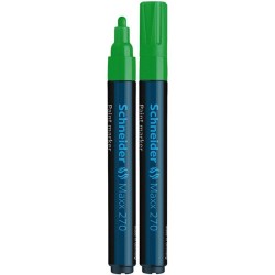 Marker cu Vopsea SCHNEIDER MAXX 270, Scriere 1-3 mm, Culoare Verde, Marker Colorat, Marker pentru Birou Marker cu Vopsea SCHNEIDER MAXX 270, Scriere 1-3 mm, Culoare Verde, Marker Colorat, Marker pentru Birou