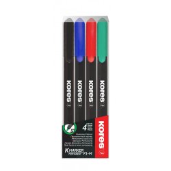 Set 4 Markere Permanente Kores, Varf de 1 mm, Forma de Stilou, 4 Culori, Set Markere Permanente, Markere Permanente, Marker Kores, Markere Kores, Markere Permanente Colorate, Markere de Scris, Markere Rezistente la Apa Set 4 Markere Permanente Kores, Varf de 1 mm, Forma de Stilou, 4 Culori, Set Markere Permanente, Markere Permanente, Marker Kores, Markere Kores, Markere Permanente Colorate, Markere de Scris, Markere Rezistente la Apa